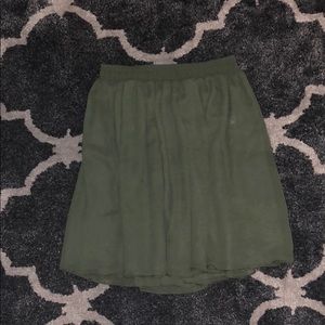 Army girl skater skirt
